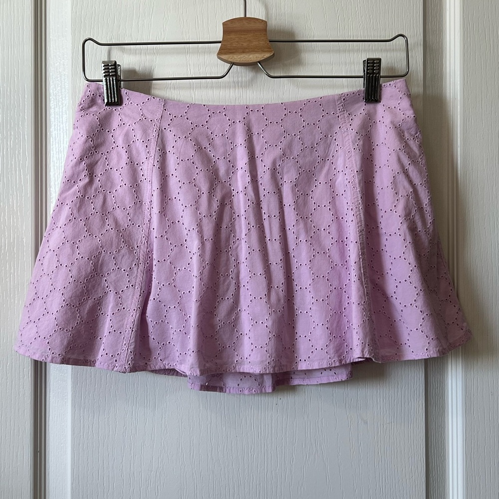 NWT Florence by Mills 100% Cotton Pink Eyelet Skort Women’s Medium